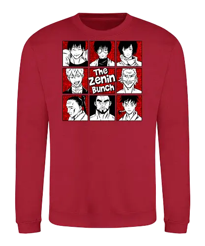 the zenin bunch  - anime, manga, japaneseart, family, klan, clan, ninjas, assassin, toji, maki, jujutsu - Sweatshirt