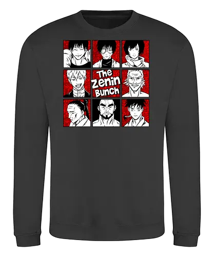 the zenin bunch  - anime, manga, japaneseart, family, klan, clan, ninjas, assassin, toji, maki, jujutsu - Sweatshirt