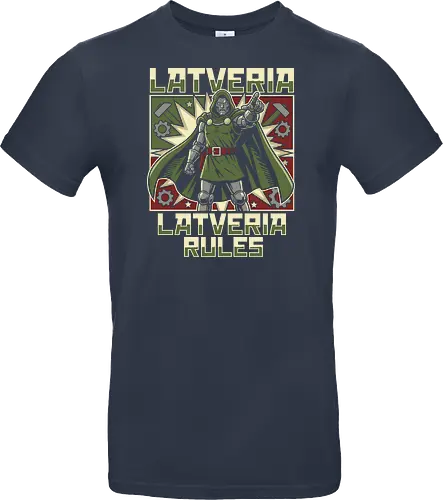 Latveria Rules Doctor Doom Retro Propaganda Style Graphic