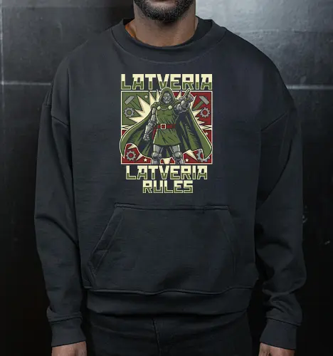 Latveria Rules Doctor Doom Retro Propaganda Style Graphic