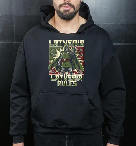Latveria Rules Doctor Doom Retro Propaganda Style Graphic