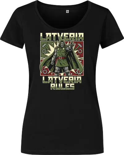 Latveria Rules Doctor Doom Retro Propaganda Style Graphic