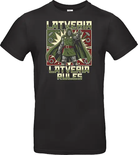 Latveria Rules Doctor Doom Retro Propaganda Style Graphic