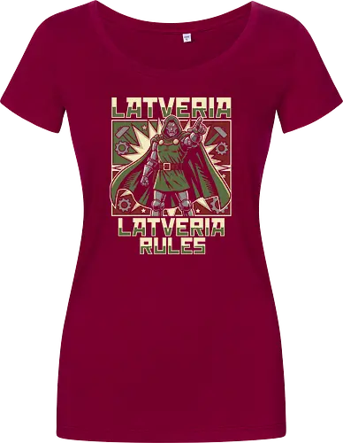 Latveria Rules Doctor Doom Retro Propaganda Style Graphic