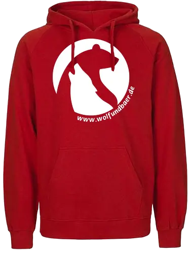 Logo (Weiß) - Fairtrade Hoodie
