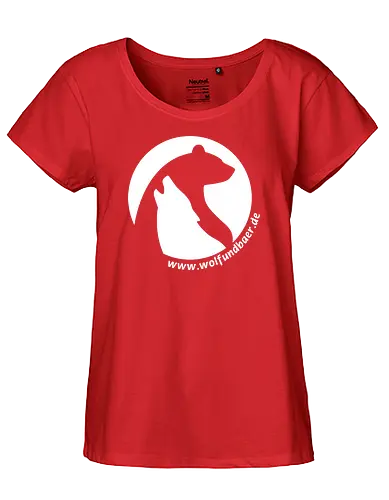 Logo (Weiß) - Fairtrade Girl Shirt