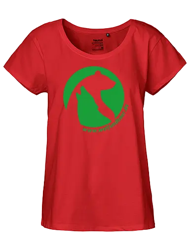 Logo (Grün) - Fairtrade Girl Shirt
