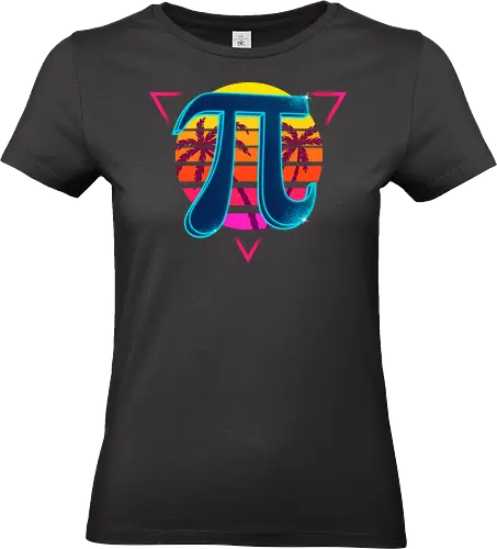 Pi Day - pi day, 80s, education, freaky, funny math, happy pi day, math, mathematics, nerd, pi symbol, school, science, teacher, math teachers gifts, mathematic - Standard T-Shirt (Frauen)