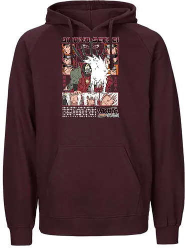 Jiraiya Sensei - jiraiya sensei, legendary sannin, toad sage, ninja mentor, anime master, shinobi warrior, anime legend, sage mode, ninja anime art, anime streetwear - Fairtrade Hoodie