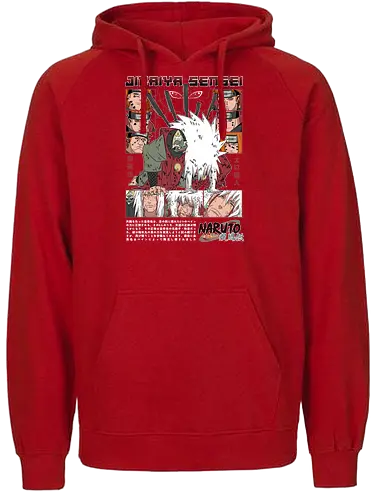 Jiraiya Sensei - jiraiya sensei, legendary sannin, toad sage, ninja mentor, anime master, shinobi warrior, anime legend, sage mode, ninja anime art, anime streetwear - Fairtrade Hoodie