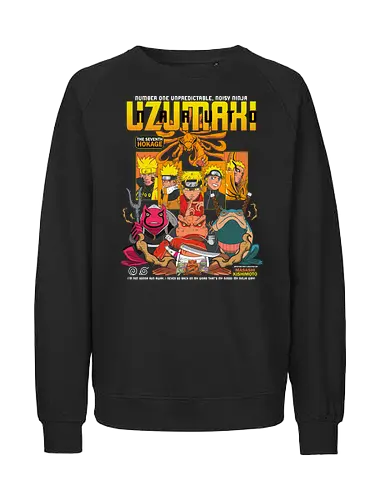 Shinobi Hokage - naruto shippuden, uzumaki naruto, ninja protagonist, hidden leaf ninja, anime hero, chakra power, shinobi art, anime action, ninja warrior art, anime apparel - Fairtrade Sweatshirt