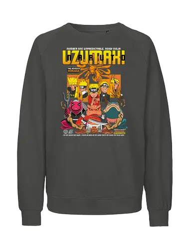 Shinobi Hokage - naruto shippuden, uzumaki naruto, ninja protagonist, hidden leaf ninja, anime hero, chakra power, shinobi art, anime action, ninja warrior art, anime apparel - Fairtrade Sweatshirt