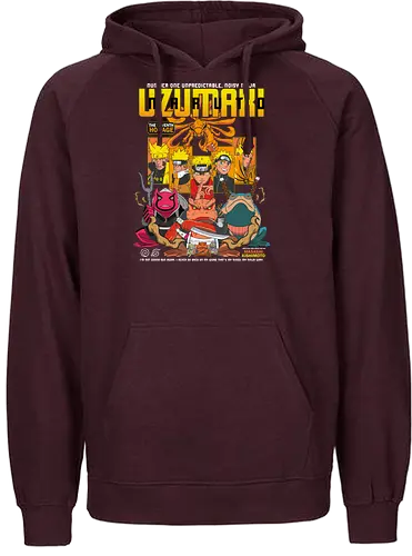 Shinobi Hokage - naruto shippuden, uzumaki naruto, ninja protagonist, hidden leaf ninja, anime hero, chakra power, shinobi art, anime action, ninja warrior art, anime apparel - Fairtrade Hoodie