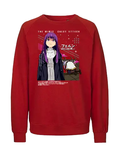 Fern & Frieren - fern frieren, apprentice mage, calm anime girl, magic student, fantasy anime girl, soft spoken anime, elf companion, anime fantasy world, gentle anime art, anime aesthetic style - Fairtrade Sweatshirt