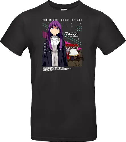 Fern & Frieren - fern frieren, apprentice mage, calm anime girl, magic student, fantasy anime girl, soft spoken anime, elf companion, anime fantasy world, gentle anime art, anime aesthetic style - Standard T-Shirt