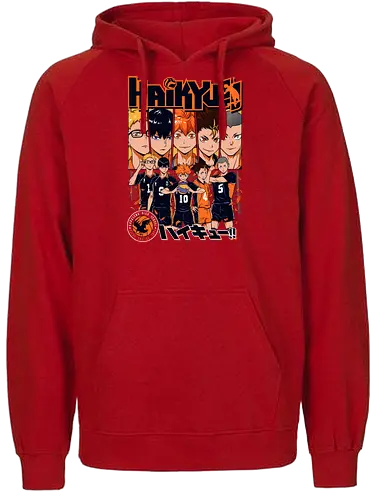 Karasuno - karasuno high, fly high volleyball, crow team, anime volleyball, shonen sports anime, high school volleyball, anime sports art, volleyball team spirit, anime athlete, manga sports design - Fairtrade Hoodie