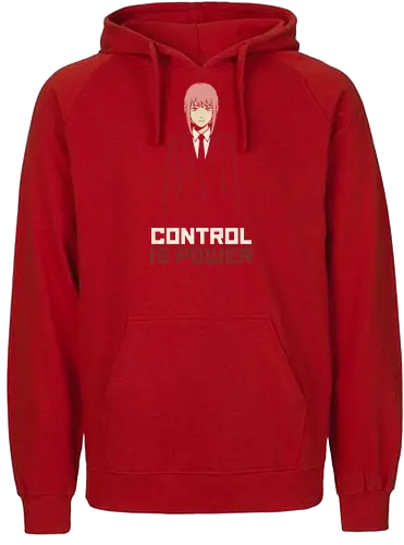 Control is Power - control is power shirt, anime girl in suit t-shirt, minimalist anime graphic tee, makima inspired clothing, dark fantasy anime streetwear, pink hair anime girl shirt, psychological thriller fan art, minimalist vector anime top, boss girl anime design, authoritative anime clothing, sleek manga aesthetic shirt, modern otaku streetwear, anime antagonist merch, power and control t-shirt, sophisticated anime apparel, high contrast anime graphic, minimalist character portrait, edgy anime fashion, public safety devil hunter vibes - Fairtrade Hoodie