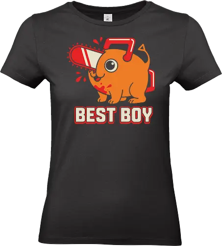 Best Boy Pochita Chainsaw Devil Cute - best boy shirt, pochita t-shirt, chainsaw devil graphic tee, cute anime dog apparel, chainsaw man fan art, orange devil pup shirt, minimalist anime streetwear, denji's companion clothing, supernatural hunter t-shirt, blood splatter anime design, kawai devil hunter merch, dark fantasy manga top, pochita vector art, anime pet t-shirt, retro anime typography, loyal devil friend gift, shonen jump apparel, iconic anime mascot shirt, edgy cute streetwear - Standard T-Shirt (Frauen)
