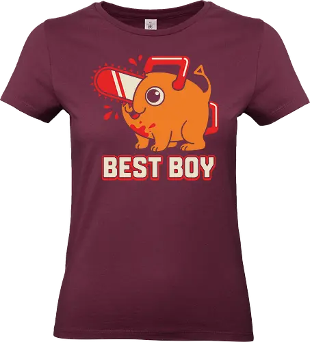 Best Boy Pochita Chainsaw Devil Cute - best boy shirt, pochita t-shirt, chainsaw devil graphic tee, cute anime dog apparel, chainsaw man fan art, orange devil pup shirt, minimalist anime streetwear, denji's companion clothing, supernatural hunter t-shirt, blood splatter anime design, kawai devil hunter merch, dark fantasy manga top, pochita vector art, anime pet t-shirt, retro anime typography, loyal devil friend gift, shonen jump apparel, iconic anime mascot shirt, edgy cute streetwear - Standard T-Shirt (Frauen)
