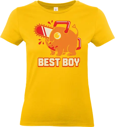 Best Boy Pochita Chainsaw Devil Cute - best boy shirt, pochita t-shirt, chainsaw devil graphic tee, cute anime dog apparel, chainsaw man fan art, orange devil pup shirt, minimalist anime streetwear, denji's companion clothing, supernatural hunter t-shirt, blood splatter anime design, kawai devil hunter merch, dark fantasy manga top, pochita vector art, anime pet t-shirt, retro anime typography, loyal devil friend gift, shonen jump apparel, iconic anime mascot shirt, edgy cute streetwear - Standard T-Shirt (Frauen)