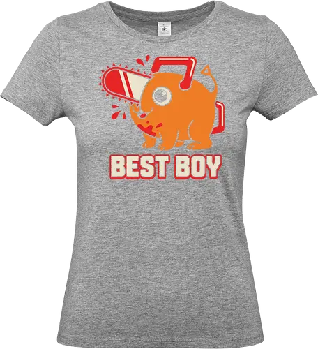 Best Boy Pochita Chainsaw Devil Cute - best boy shirt, pochita t-shirt, chainsaw devil graphic tee, cute anime dog apparel, chainsaw man fan art, orange devil pup shirt, minimalist anime streetwear, denji's companion clothing, supernatural hunter t-shirt, blood splatter anime design, kawai devil hunter merch, dark fantasy manga top, pochita vector art, anime pet t-shirt, retro anime typography, loyal devil friend gift, shonen jump apparel, iconic anime mascot shirt, edgy cute streetwear - Standard T-Shirt (Frauen)