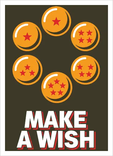 Make a Wish Eternal Dragon Orbs Retro Anime