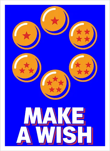 Make a Wish Eternal Dragon Orbs Retro Anime