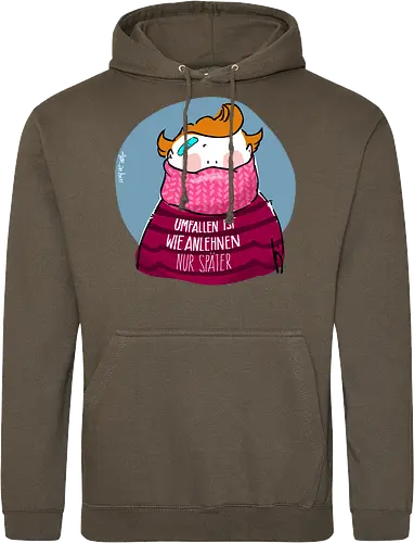 Umfallen ist wie Anlehnen...