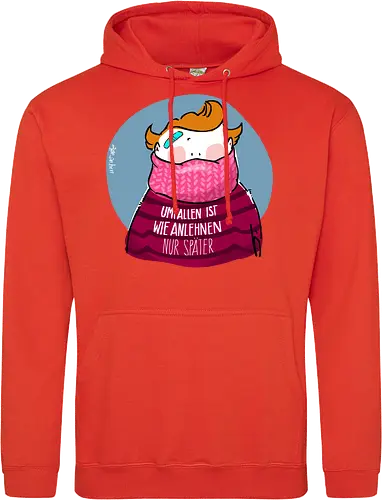 Umfallen ist wie Anlehnen...