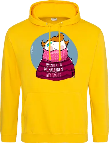 Umfallen ist wie Anlehnen...