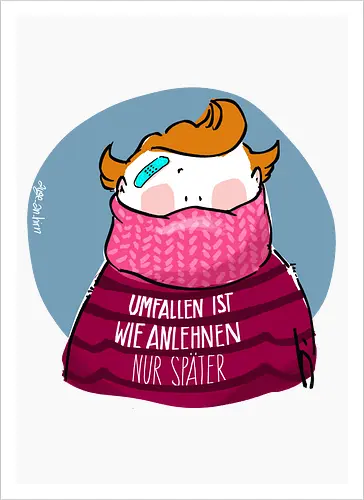 Umfallen ist wie Anlehnen...