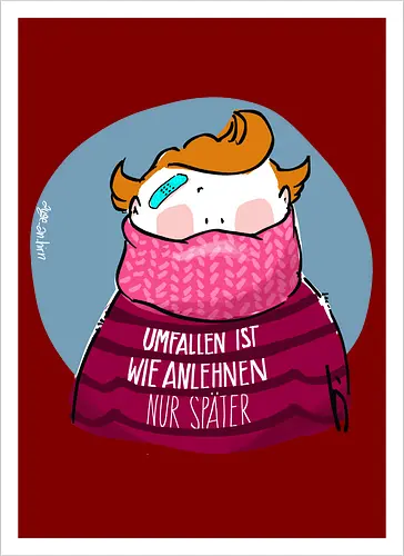 Umfallen ist wie Anlehnen...