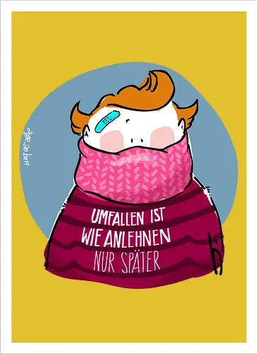 Umfallen ist wie Anlehnen...