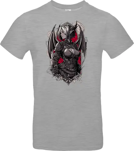 tiefling girl - dungeons, dragons, tiefling girl, warlock class, vecna, rogue class, fantasy rpg, pathfinder rpg, geek gift, larp, fantasy art, nerd girl, dungeon master, d20 dice, critical hit, critical role - Standard T-Shirt