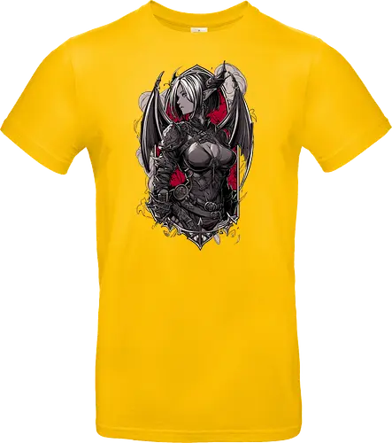 tiefling girl - dungeons, dragons, tiefling girl, warlock class, vecna, rogue class, fantasy rpg, pathfinder rpg, geek gift, larp, fantasy art, nerd girl, dungeon master, d20 dice, critical hit, critical role - Standard T-Shirt