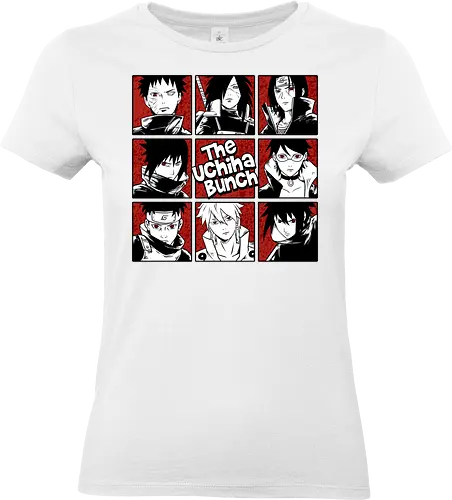 the uchiha bunch  - cool, uchiha, anime, manga, Shinobi, madara, itachi, sasuke, ninjas, konoha - Standard T-Shirt (Frauen)