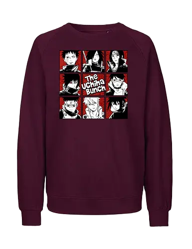 the uchiha bunch  - cool, uchiha, anime, manga, Shinobi, madara, itachi, sasuke, ninjas, konoha - Fairtrade Sweatshirt