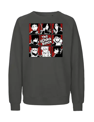 the uchiha bunch  - cool, uchiha, anime, manga, Shinobi, madara, itachi, sasuke, ninjas, konoha - Fairtrade Sweatshirt