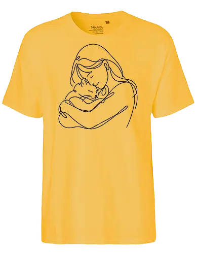 CatandWoman BlackLines - Simlow, Twitch, Streamer, Katze, Chaos, Liebe, Herz - Fairtrade T-Shirt