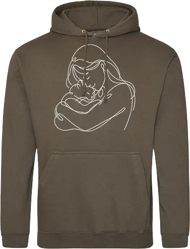 WomanAndCat White Linies