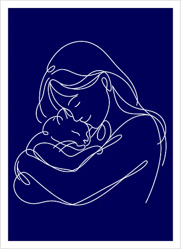 WomanAndCat White Linies