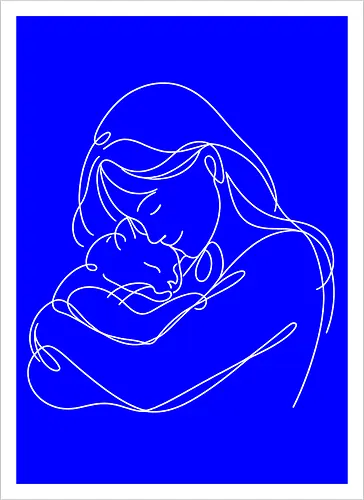 WomanAndCat White Linies