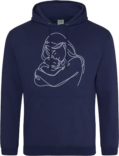 WomanAndCat White Linies