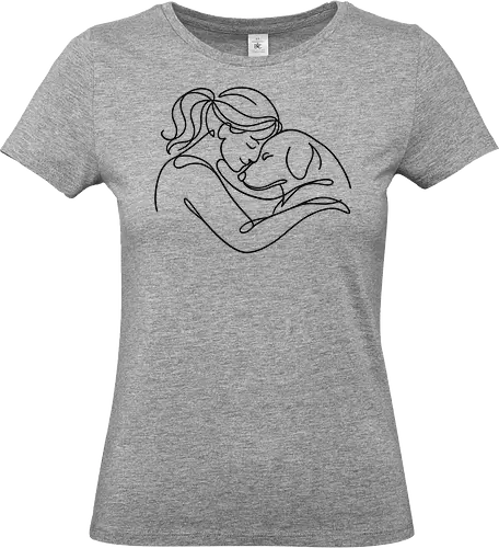 DogAndWoman - Simlow, Twitch, Streamer, Katze, Chaos, Liebe, Herz - Standard T-Shirt (Frauen)