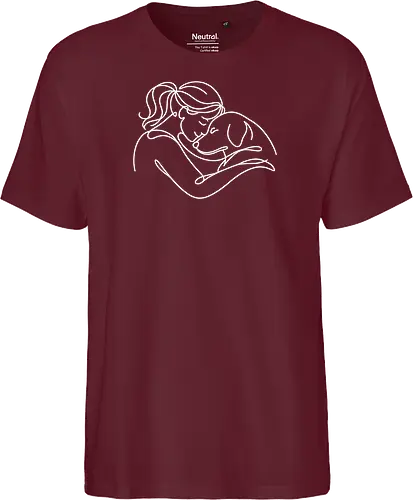 DogAndWoman WhiteLines