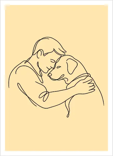 DogAndMan BlackLines