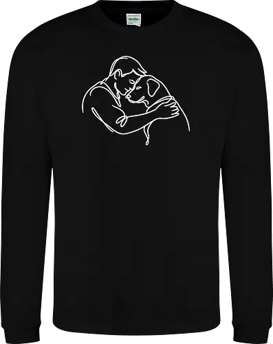 DogAndMan WhiteLines