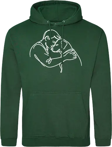 DogAndMan WhiteLines