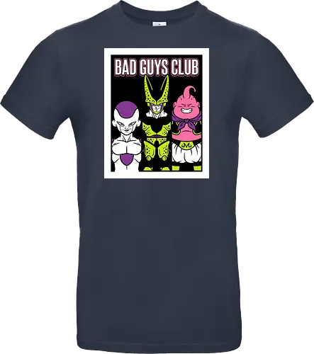 Bad Guys Club Retro Anime Villains Graphic