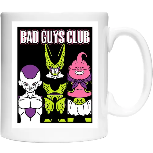 Bad Guys Club Retro Anime Villains Graphic